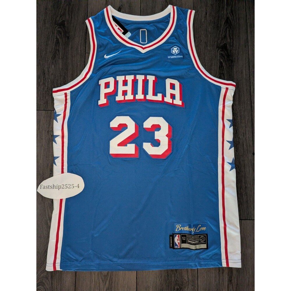 🏀 NEW!! Lebron James #23 BLUE 2026 Philadelphia 76ers Jersey Phila🏀 XL - Picture 1 of 3
